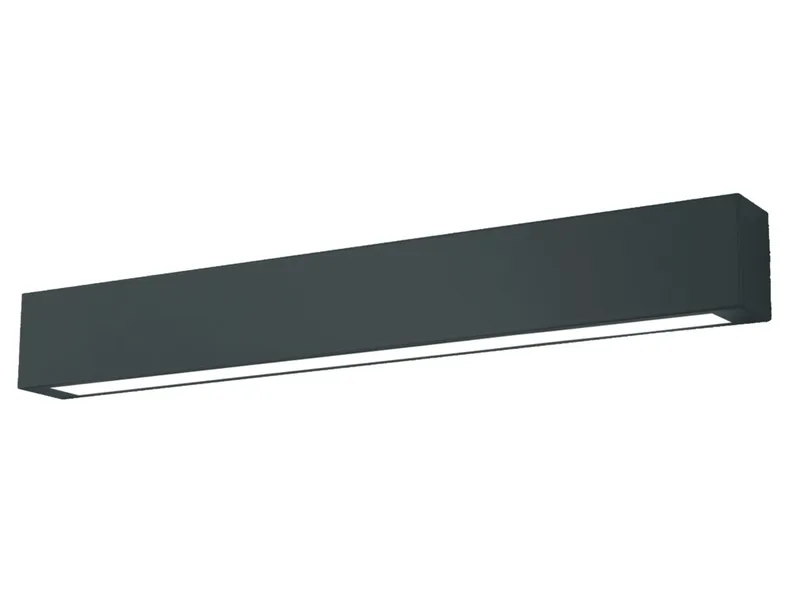 BRW Настінний світильник Ibros LED метал чорний 082435 фото №1