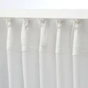 IKEA HILJA ХІЛЬЯ, штори, пара, білий, 145x300 см 404.308.14 фото thumb №4