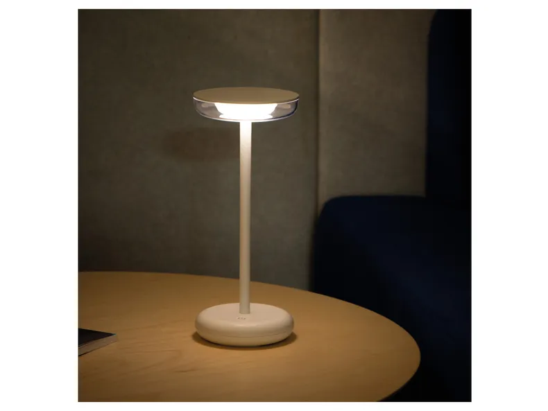 BRW Настільна світлодіодна лампа з диммером білого кольору 092945 фото №5