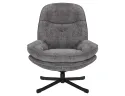 Крісло м'яке поворотне SIGNAL HARPER, тканина: сірий фото thumb №3