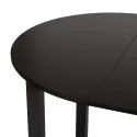 Стол кухонный раскладной MEBEL ELITE HARRY 102-142х102 см, черный фото thumb №9