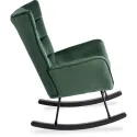 Кресло-качалка бархатное MEBEL ELITE JACKSON Velvet, Зеленый фото thumb №7