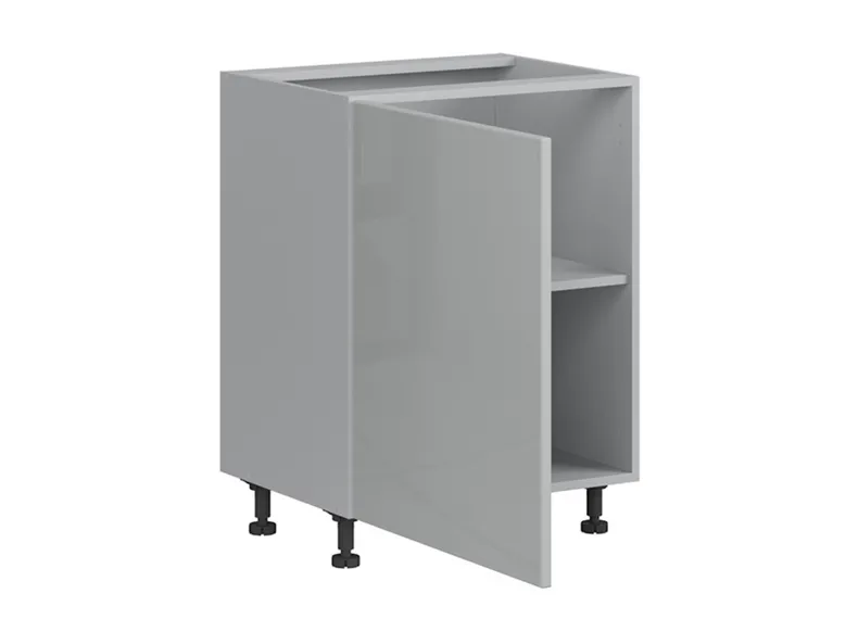 BRW Базовый шкаф Top Line для кухни 60 см левый серый глянец, серый гранола/серый глянец TV_D_60/82_L-SZG/SP фото №3