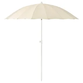 IKEA SAMSÖ САМСО, зонт от солнца, наклонный/бежевый, 200 см 503.118.15 фото