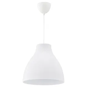 IKEA MELODI МЕЛОДІ, підвісний світильник, білий, 38 см 103.865.39 фото