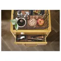 IKEA IDÅSEN ИДОСЕН, тумба с ящиками на колесах, золотисто-коричневый, 42x61 см 503.979.13 фото thumb №6