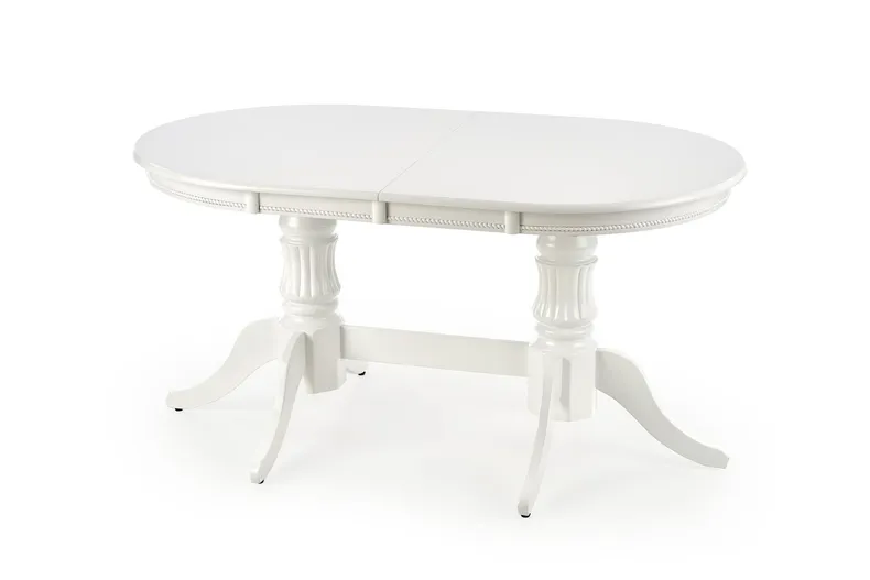 Обідній стіл розкладний HALMAR JOSEPH 150-190x90 см білий фото №2