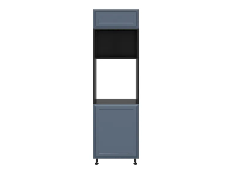 BRW Кухонный шкаф для встроенного духового шкафа Verdi высотой 60 см левый мистик матовый, черный/матовый FL_DPS_60/207_L/O-CA/MIM фото №1