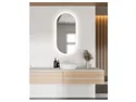 BRW Светодиодное настенное зеркало для ванной комнаты Luna 40x100 см 094550 фото thumb №2