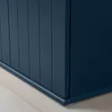 IKEA SKRUVBY СКРУВБЮ, шафа, чорно-синій, 130x140 см 494.946.46 фото thumb №8
