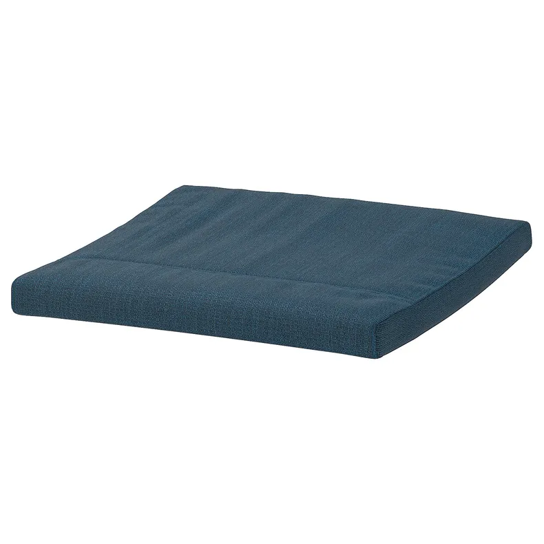 IKEA POÄNG ПОЭНГ, подушка-сиденье на табурет для ног, Темно-синий 503.625.22 фото №1