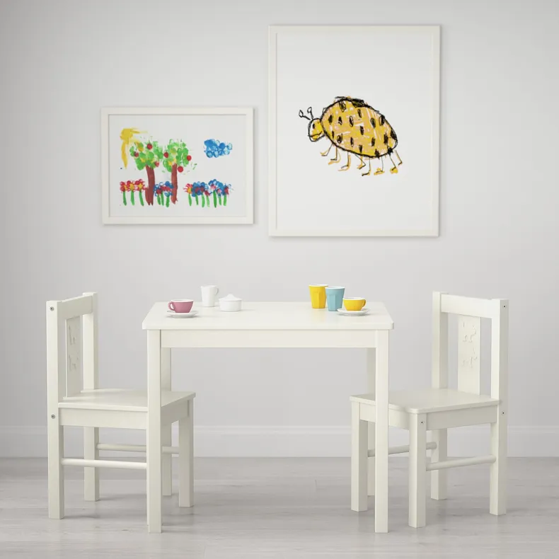 IKEA KRITTER КРІТТЕР, дитячий стілець, білий 401.536.99 фото №2