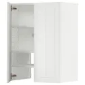 IKEA METOD МЕТОД, настінн шаф д / витяжки з полиц / дверц, білий / стенсундський білий, 60x80 см 395.045.42 фото thumb №1