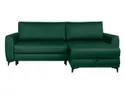 BRW Двосторонній кутовий диван Nelia розкладний з ящиками для зберігання велюровий зелений, Bluvelkaro 78 Green/Bluvel 78 Green NA-NELIA-LX_2DL.URCBK-G3_BA4452 фото thumb №1