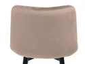 Барний стілець оксамитовий, хокер SIGNAL CHIC H-2 Velvet, Bluvel 68 - каррі фото thumb №5