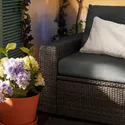 IKEA SOLLERÖN СОЛЛЕРЕН, крісло, вуличне, темно-сірий / Фрессон / Дувхольмен темно-сірий 692.877.21 фото thumb №3
