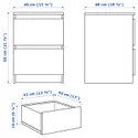 IKEA MALM МАЛЬМ, комплект мебели для спальни,2 предм, белый 294.834.13 фото thumb №7