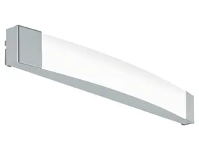 BRW Настінний світлодіодний світильник для ванної кімнати Siderno сріблясто-сталевий 072245 фото