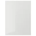 IKEA RINGHULT РІНГХУЛЬТ, дверцята, глянцевий світло-сірий, 60x80 см 203.271.44 фото thumb №1