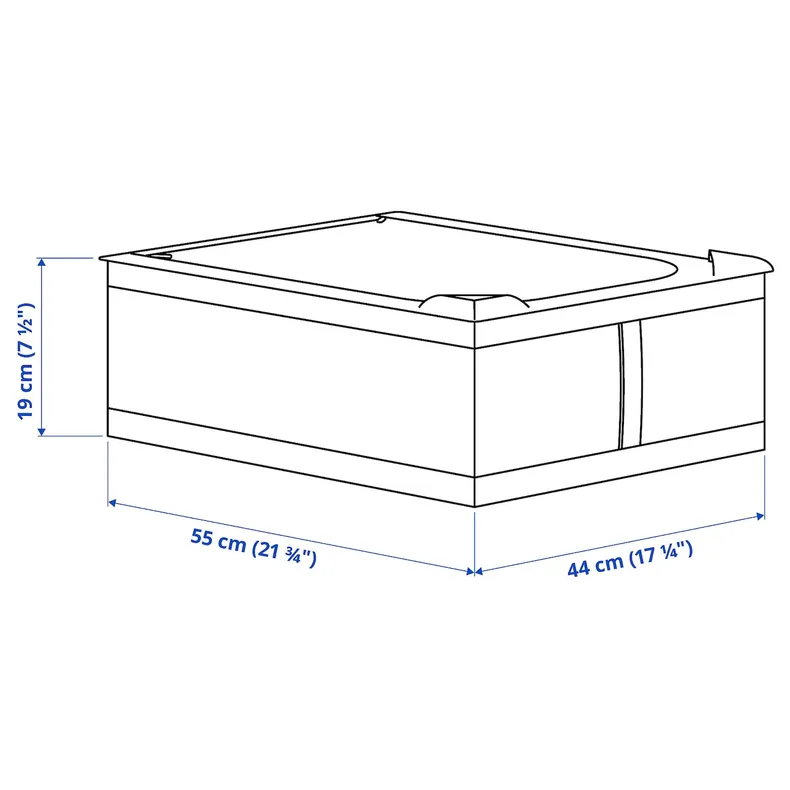 IKEA SKUBB СКУББ, сумка для хранения, тёмно-серый, 44x55x19 см 203.999.99 фото №5