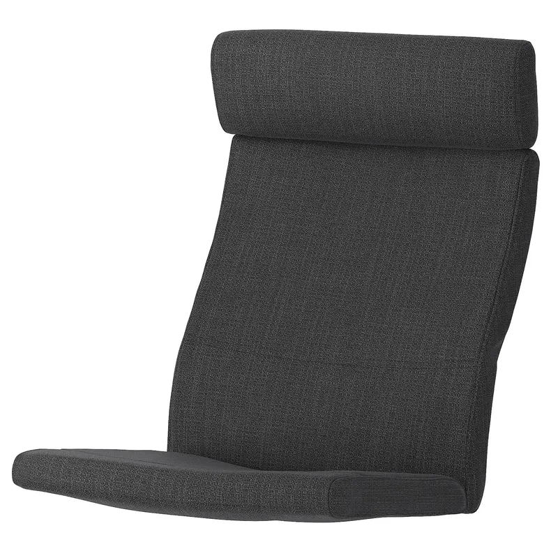 IKEA POÄNG ПОЕНГ, подушка для крісла, ХІЛЛАРЕД антрацит 703.624.70 фото №1