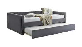 Кровать односпальная SIGNAL Elmo 120x200 см, серый фото