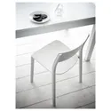 IKEA JANINGE ЯНІНГЕ, стілець, білий 002.460.78 фото thumb №6