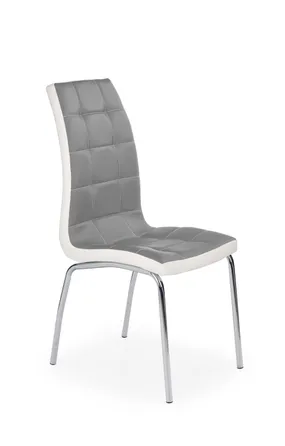Кухонний стілець HALMAR K186 сірий, білий фото
