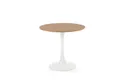 Кухонний стіл HALMAR STING 80x80 см дуб натуральний, білий фото thumb №1
