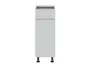 BRW Кухонный базовый шкаф Top Line 30 см правосторонний с ящиком плавного закрывания светло-серый матовый, греноловый серый/светло-серый матовый TV_D1S_30/82_P/STB-SZG/BRW0014 фото