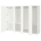 IKEA PLATSA, комбинированный гардероб, Белый/фондовый белый, 240x57x191 см 095.866.95 фото