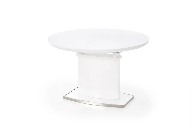Кухонный стол раскладной HALMAR FEDERICO 120-160x120 см белый, PRESTIGE LINE фото №1