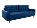 BRW Трехместный диван-кровать Bloom с велюровым хранилищем, темно-синий, Соло 263 синий SO3-BLOOM-LX_3DL-G1_B87958 фото thumb №2