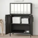 IKEA TROTTEN ТРОТТЕН, комбінація шаф, антрацит, 140x173 см 894.296.49 фото thumb №3