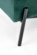 Кресло мягкое HALMAR Victus темно-зеленый/черный фото thumb №9