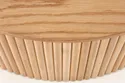 Журнальный столик деревянный круглый HALMAR WOODY, 80x80 см, натуральный фото thumb №12