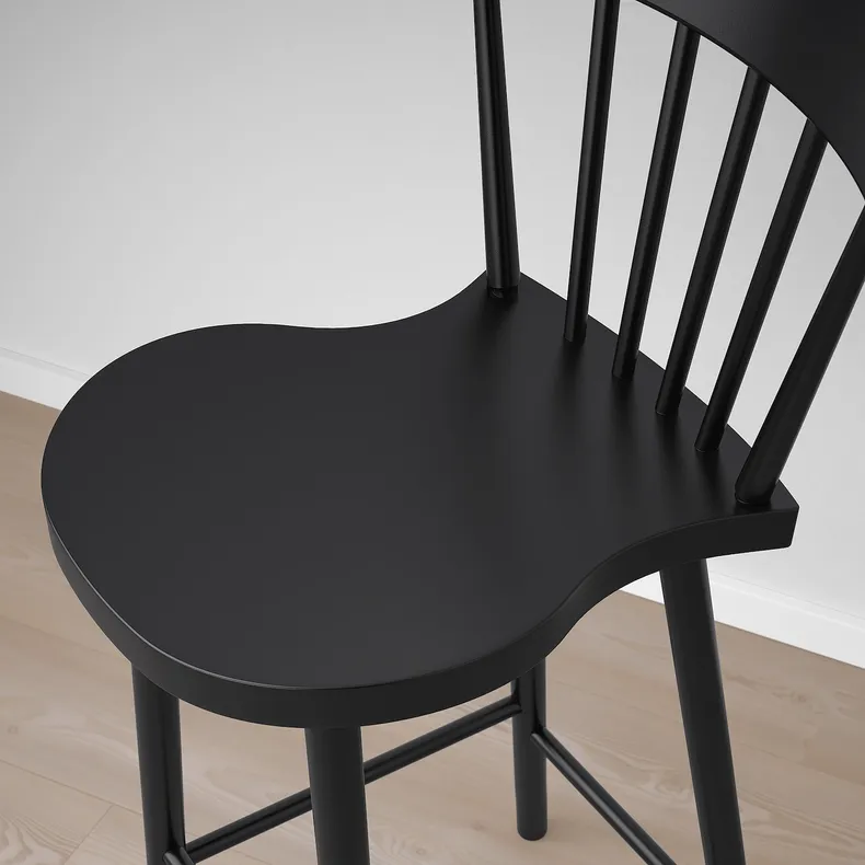 IKEA NORRARYD НОРРАРИД, стул барный, черный, 74 см 003.977.36 фото №8