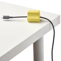 IKEA HAVSKÅL ХАВСКОЛЬ, тримач USB-кабелів, 2 шт, чорний/жовтий 405.372.83 фото thumb №3