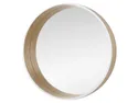 BRW настінне дзеркало 50 см коричнево-біле 065292 фото thumb №1