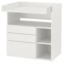 IKEA SMÅSTAD СМОСТАД, пеленальный стол, белый с 3 ящиками, 90x79x100 см 193.921.59 фото thumb №1