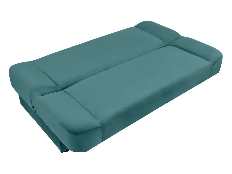 BRW Тримісний диван-ліжко Lami з оксамитовим ящиком для зберігання бірюзового кольору, Riviera 87 Blue WE-LAMI-3K-G2_BACBFB фото №4