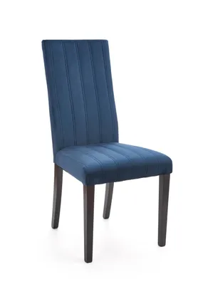Кухонний стілець HALMAR DIEGO 2 чорний/темно-синій фото