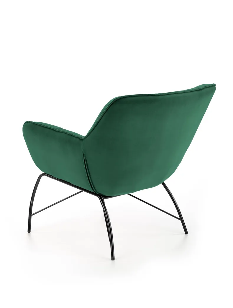Крісло м'яке HALMAR BELTON темно-зелений (1шт=1шт) фото №3