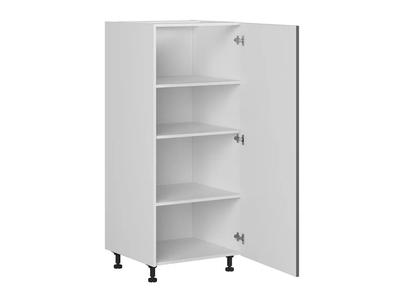 BRW Кухонный шкаф для встраиваемого холодильника Tapo Special 60 см правый антрацит экрю, альпийский белый/антрацитовый экрю FK_DL_60/143_P-BAL/ANEC фото №3