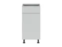 BRW Кухонный базовый шкаф Top Line 40 см левый с выдвижным ящиком светло-серый матовый, греноловый серый/светло-серый матовый TV_D1S_40/82_L/SMB-SZG/BRW0014 фото thumb №1