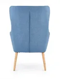 Кресло мягкое HALMAR COTTO синий фото thumb №9