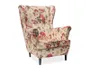М'яке крісло SIGNAL LORD CORAL, тканина: квітковий принт світлий фото