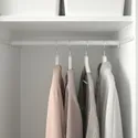 IKEA HJÄLPA ХЬЄЛПА, штанга для одягу+підвісна планка, регульований/білий, 60-100x55 см 394.282.80 фото thumb №2