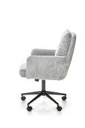 Крісло офісне обертове HALMAR FLORES, сірий фото thumb №3