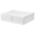 IKEA SKUBB СКУББ, коробка для зберігання, білий, 69x55x19 см 902.949.89 фото thumb №1
